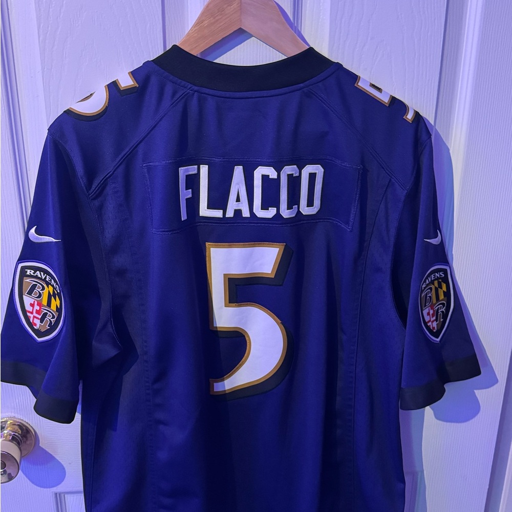 NFL Ravens Purple Jersey with Number 5 - Picture 2 of 3